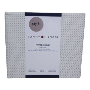 Tommy Hilfiger Full Printed Sheet Set Cotton Soft Touch Excellent Breathability
